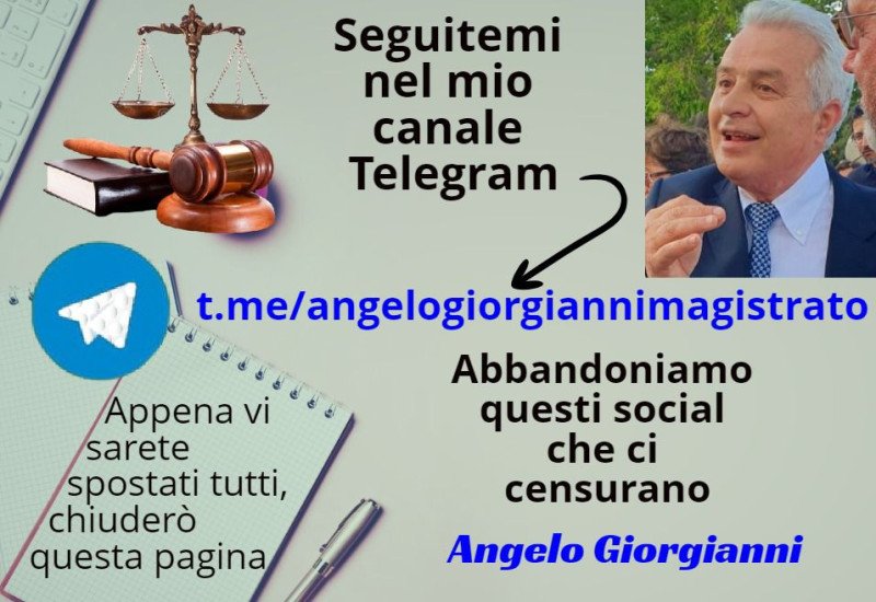 Parte il canale su Telegram di Angelo Giorgianni